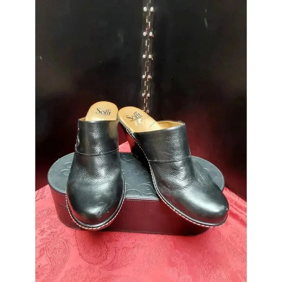Ladies Size 9.5 M Black model 1534301 Eliza by SOFFT PREOWNED VERY NICE - Picture 1 of 5